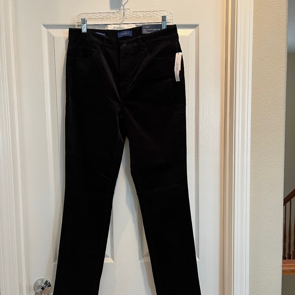 Talbots Velveteen Straight Leg Pants